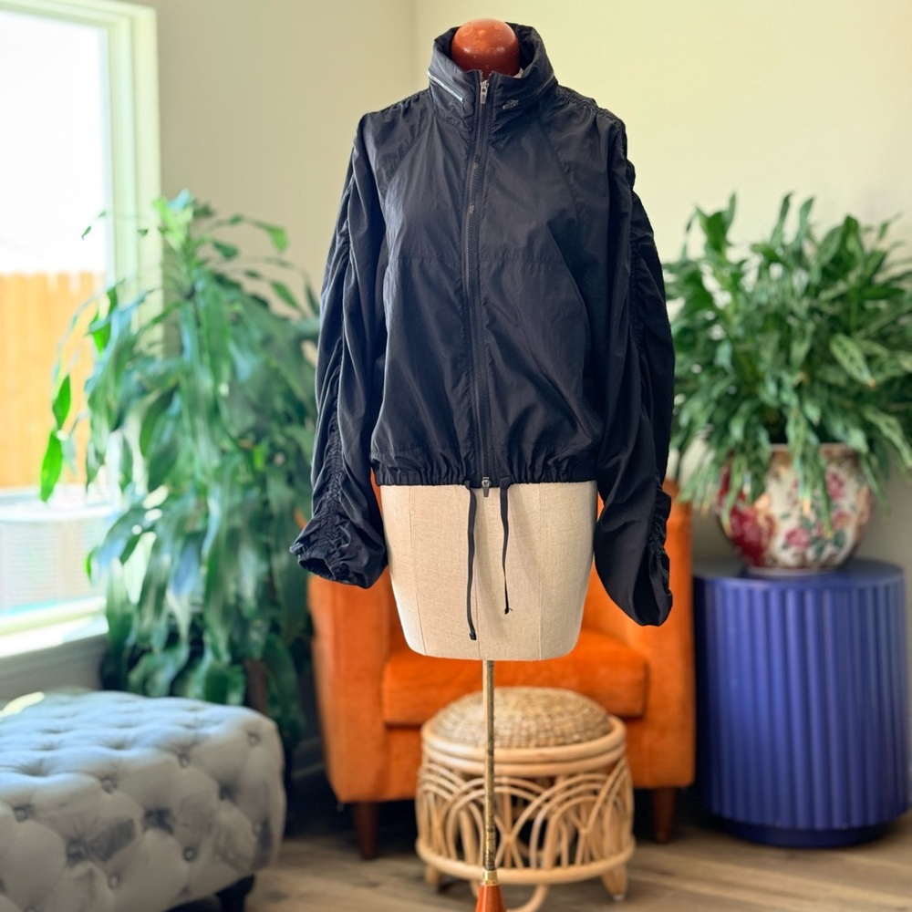 FREE PEOPLE MOVEMENT WOMENS WAY HOME PACKABLE JACKET BLACK SIZE LARGE